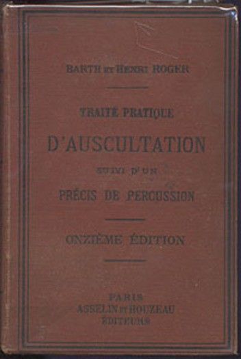 Traité pratique d'auscultation suivi d'un précis de percussion