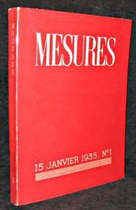 Mesures 15 janvier 1935 n°1