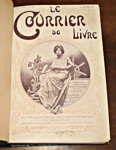 Le Courrier du livre - 1921 (année complète reliée)