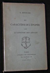 Du caractère de l'épopée dans la légende des siècles