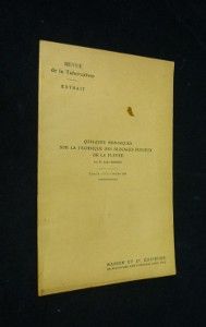 Quelques remarques sur la technique des blocages huileux de la plèvre. Revue de la tuberculose, extrait