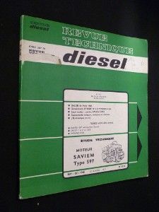 Revue technique diesel, n° 33 D, septembre-octobre 1968