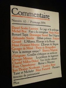 Commentaire, volume 17, n° 65, printemps 1994