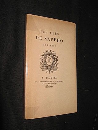 Les Vers de Sappho de Lesbos