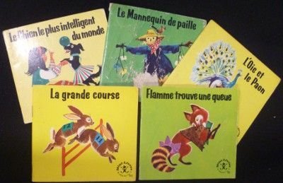 Flamme trouve une queue - La grande course - L'oie et le Paon - Le mannequin de Paille - Le chien le plus intelligent du monde