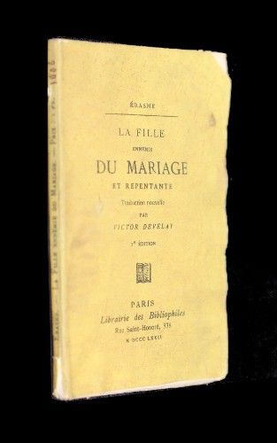 La fille ennemie du mariage et repentante