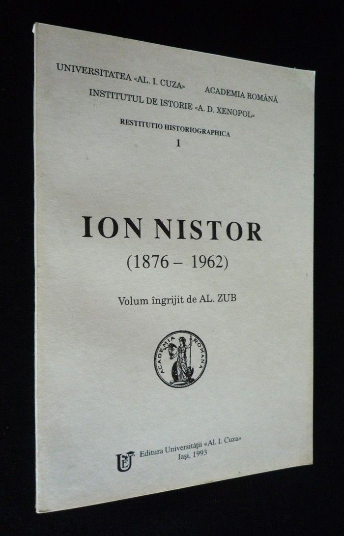 Ion Nistor (1876-1962)