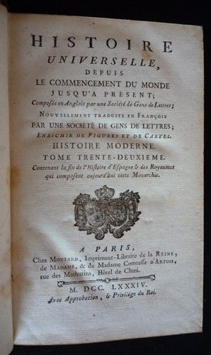 Histoire universelle depuis le commencement du monde jusqu'à présent, tome 72. Histoire moderne (tome 32)