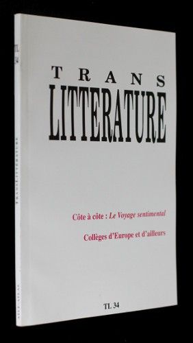 Trans Littérature n°34 (hiver 2008) 