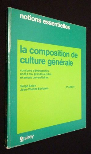 La Composition de culture générale