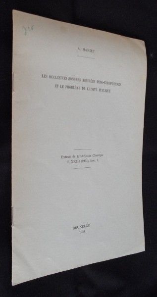 Les occlusives sonores aspirées indo-européennes et le problème de l'unité italique