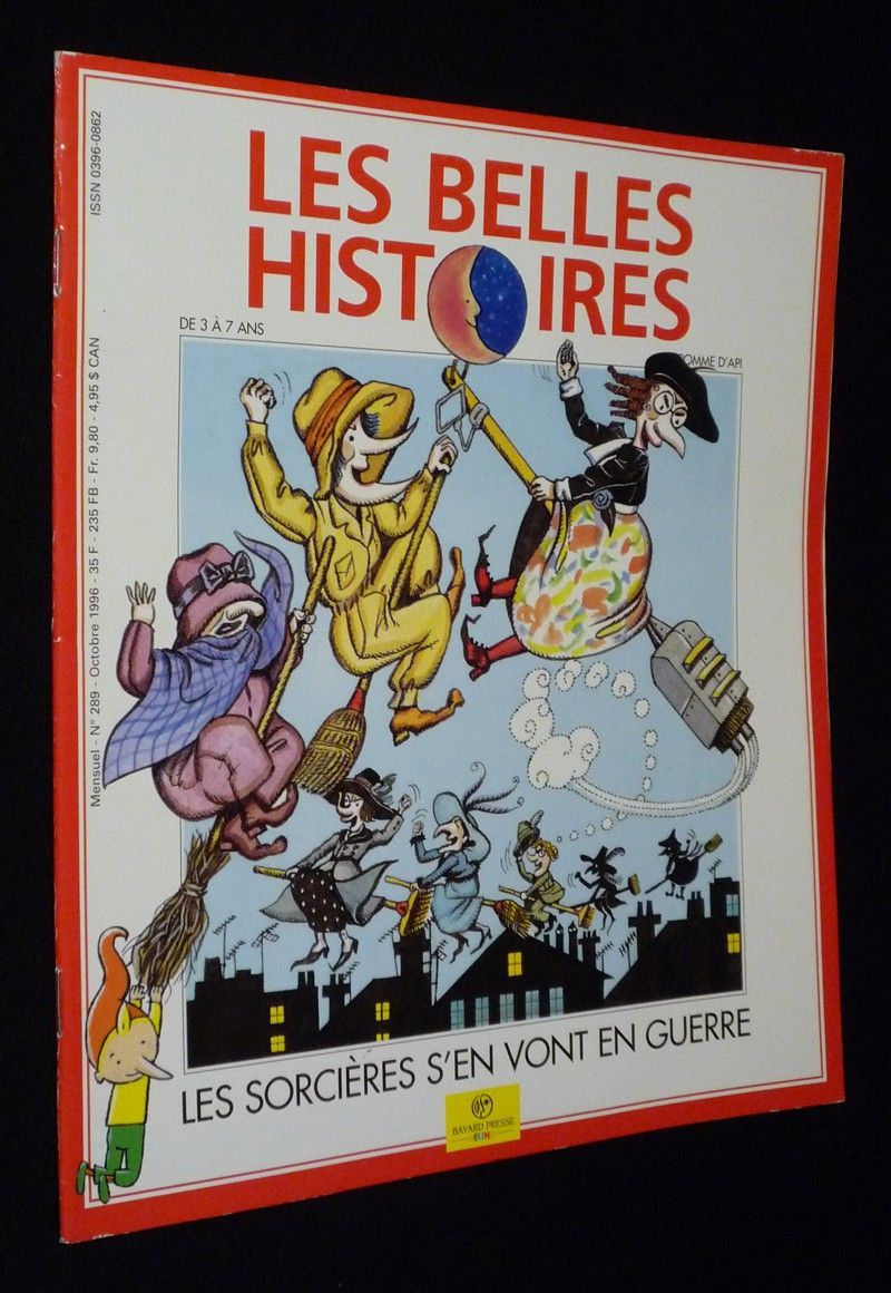 Les Belles histoires (n°289, octobre 1996) : Les Sorcières s'en vont en guerre