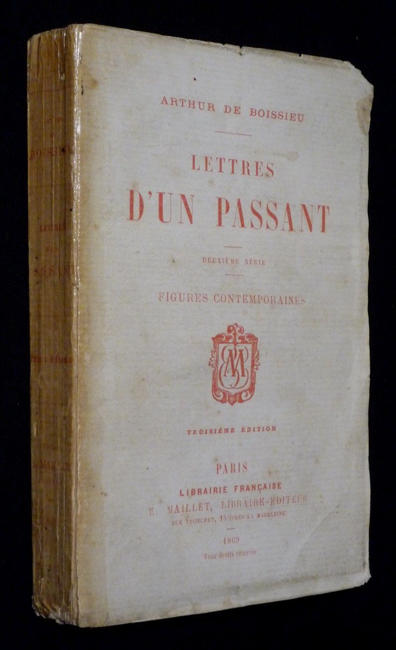 Lettres d'un passant, deuxième série : Figures contemporaines