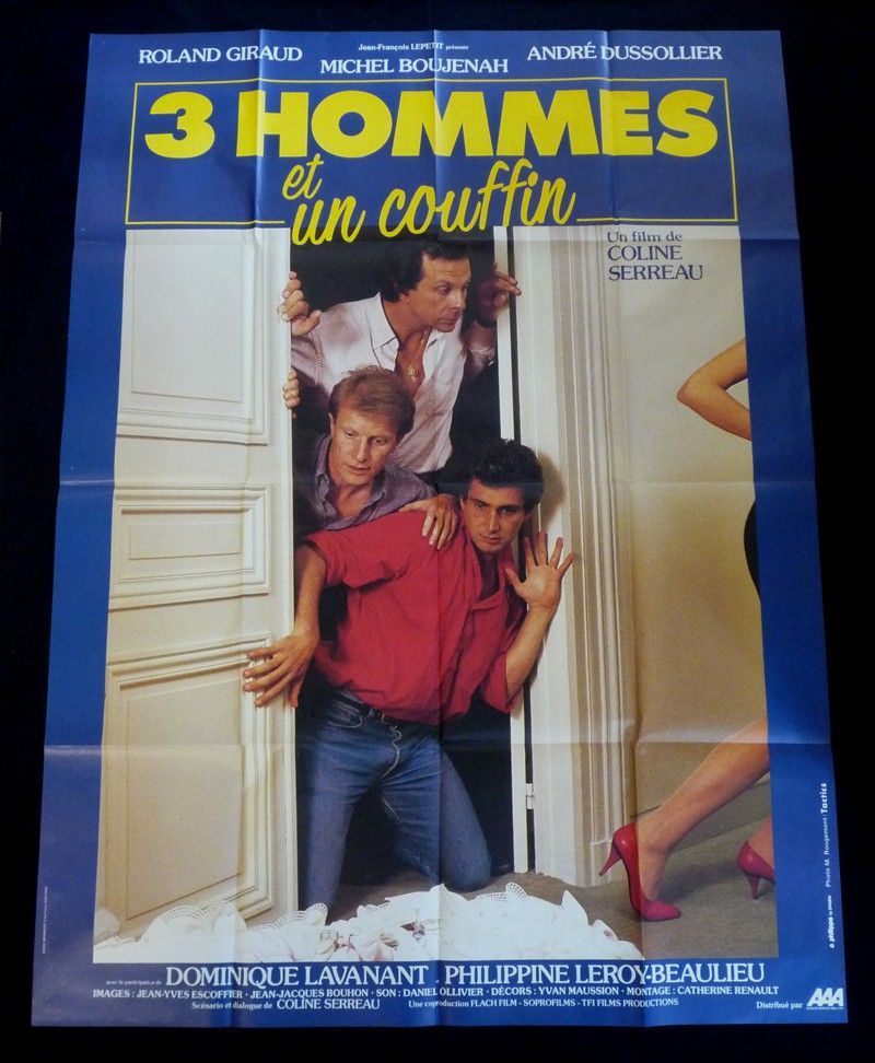 Trois hommes et un couffin (affiche 116 x 157 cm)