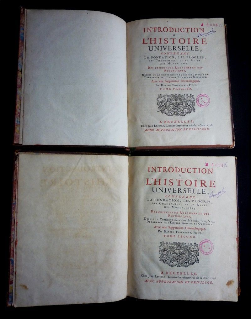 Introduction à l'Histoire universelle, contenant la fondation, les progrès, les changemens, et la ruine des monarchies des principaux royaumes et des républiques, depuis le commencement du monde, jusqu'à la décadence de l'Empire Romain en Occident