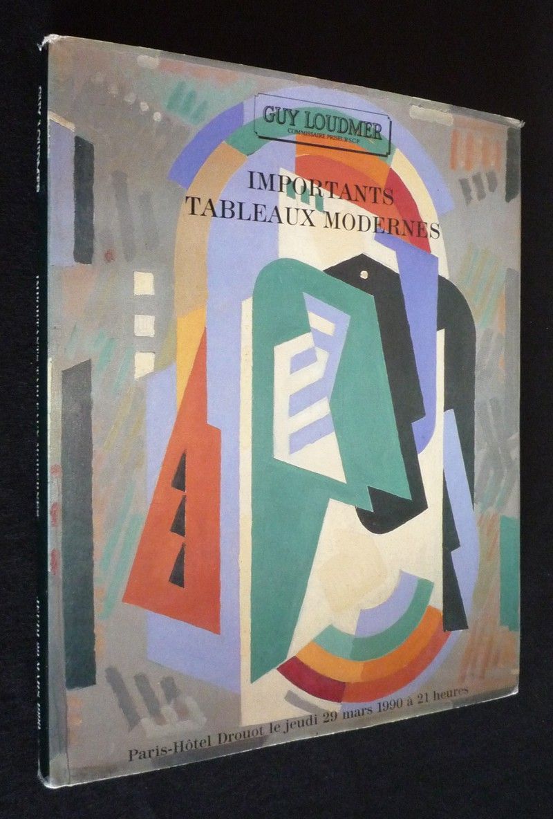 Importants tableaux modernes et sculptures : Paris-Hôtel Drouot le jeudi 29 mars 1990 à 21 heures