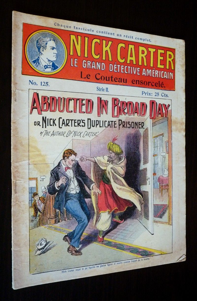 Nick Carter (série II - n°125) : Le Couteau ensorcelé