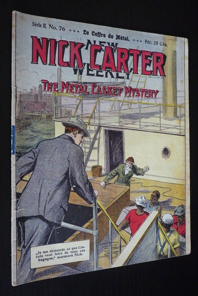 Nick Carter (série II - n°76) : Le Coffre de métal