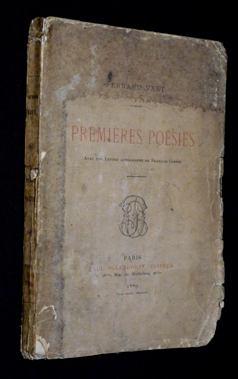 Premières poésies