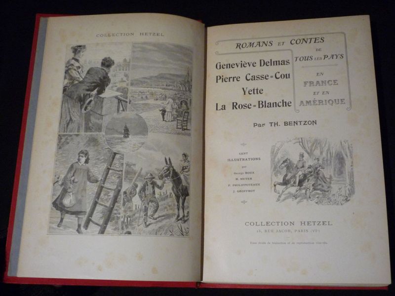 Romans et contes de tous les pays : en France et en Amérique. Geneviève Delmas, Pierre Casse-Cou, Yette, La Rose-Blanche