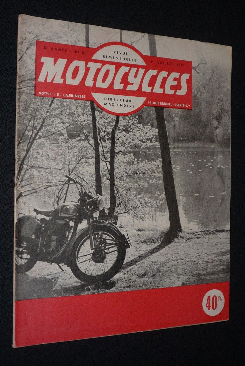 Motocycles (n°55, 1er juillet 1951)