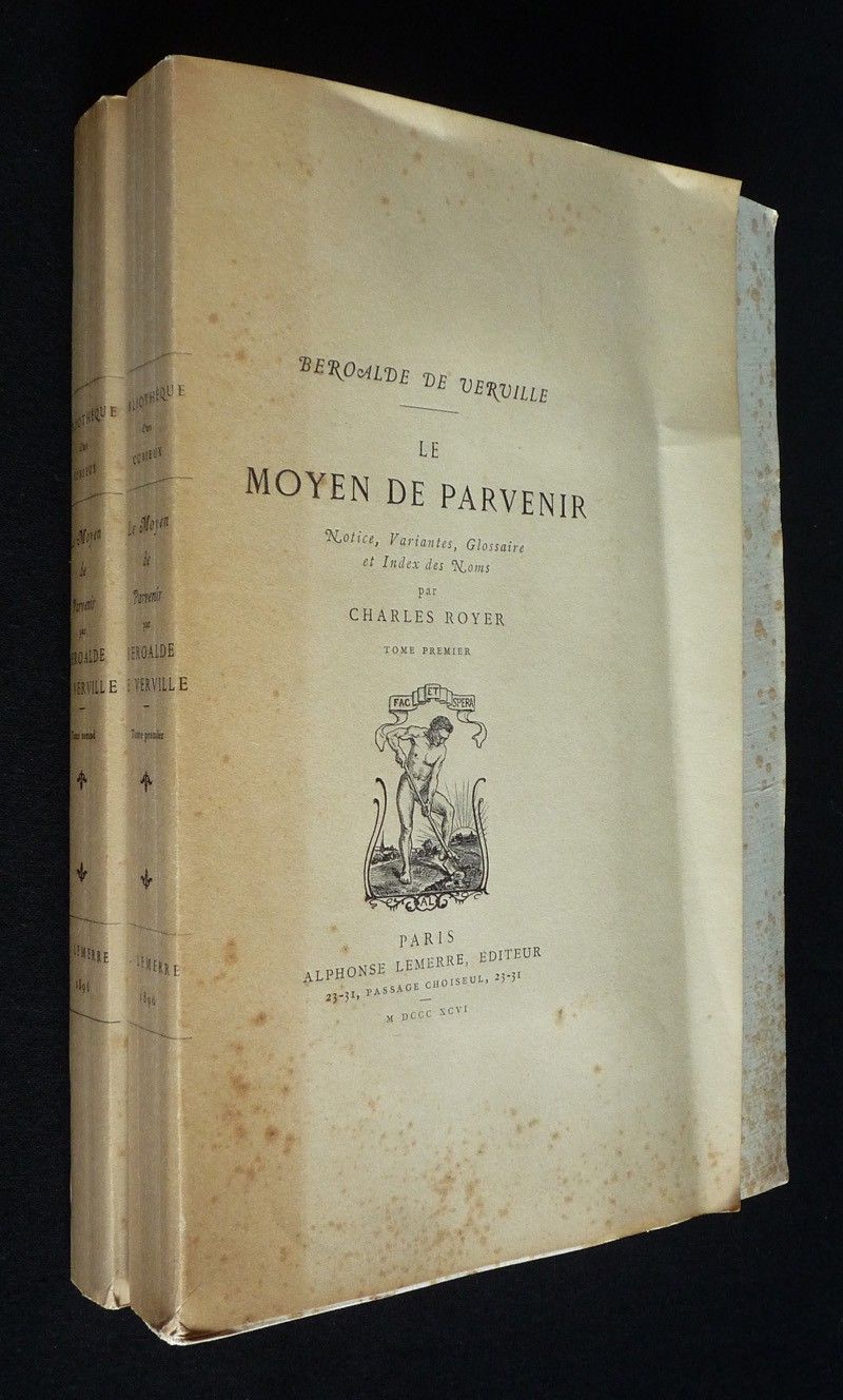 Le Moyen de parvenir (2 volumes)