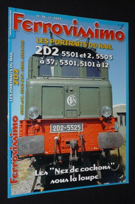 Ferrovissimo (N°38 - 11/2009) : 2D2 5501 et 2, 5503 à 37, 5301, 5101 à 12 : Les 