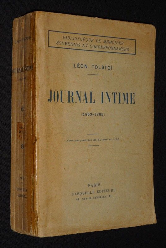 Journal intime (1853-1865)