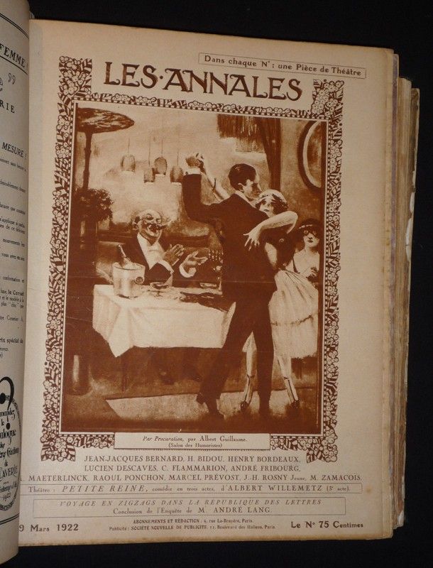 Les Annales (année 1922, n°2010 à 2062)