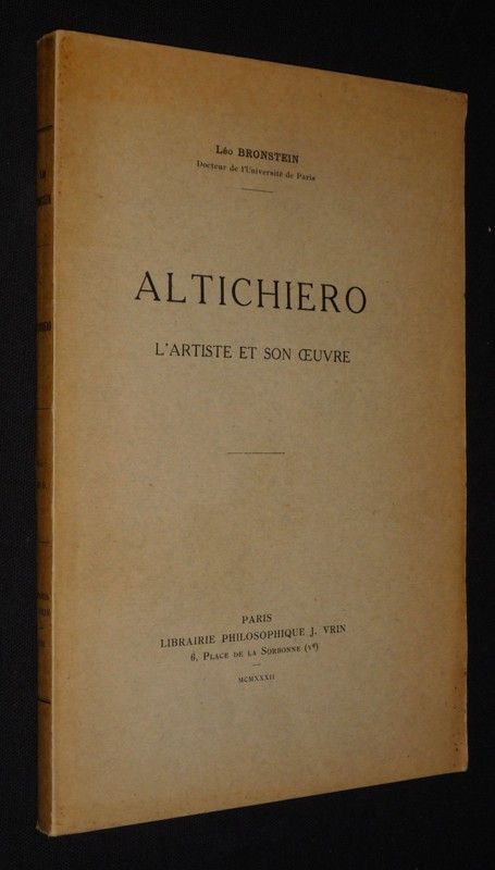 Altichiero, l'artiste et son oeuvre