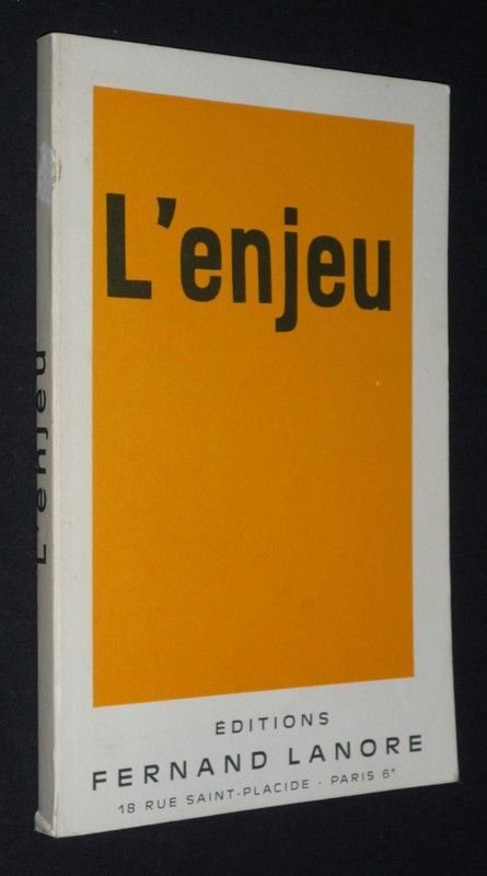 L'Enjeu