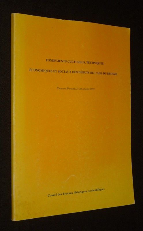 Fondements culturels, techniques, économiques et sociaux des débuts de l'âge du bronze