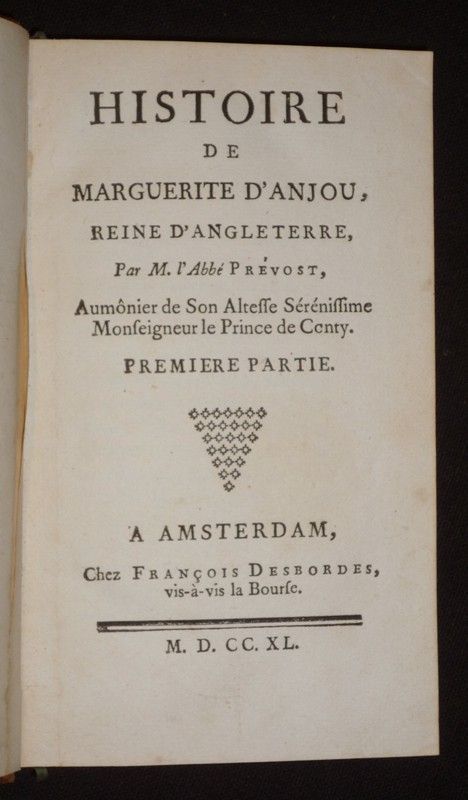 Histoire de Marguerite d'Anjou, reine d'Angleterre (2 volumes)