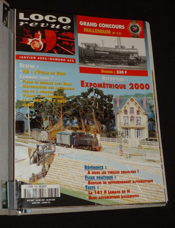 Loco Revue (année 2001 complète, n°643 à 653)