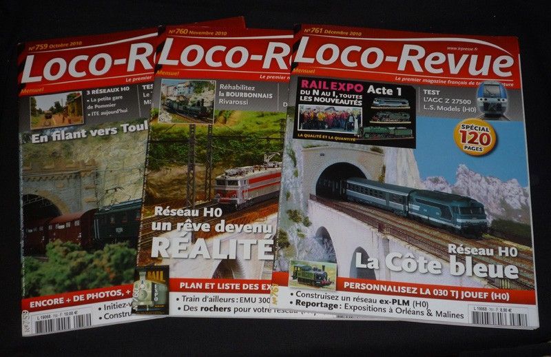 Loco Revue (année 2010 complète, n°750 à 761)