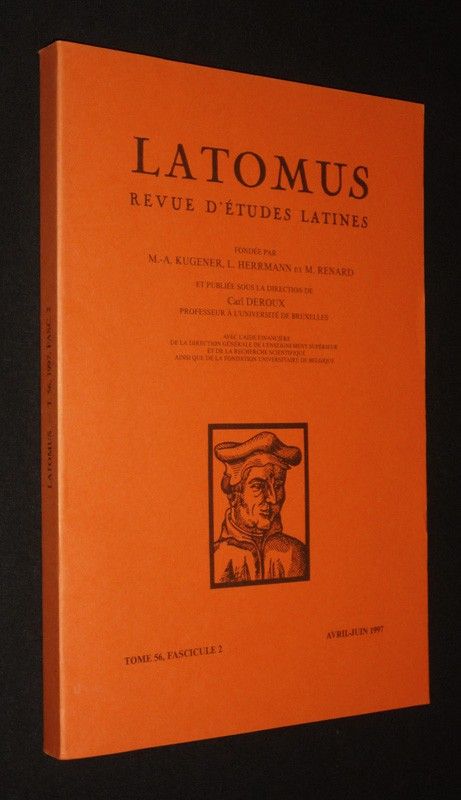 Latomus, Tome 56, Fascicule 2, avril-juin 1997