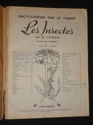 L'Encyclopédie par le timbre (n°6) : Les Insectes