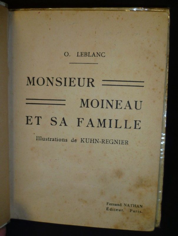 Monsieur moineau et sa famille