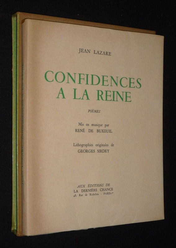 Confidences à la reine. Poèmes