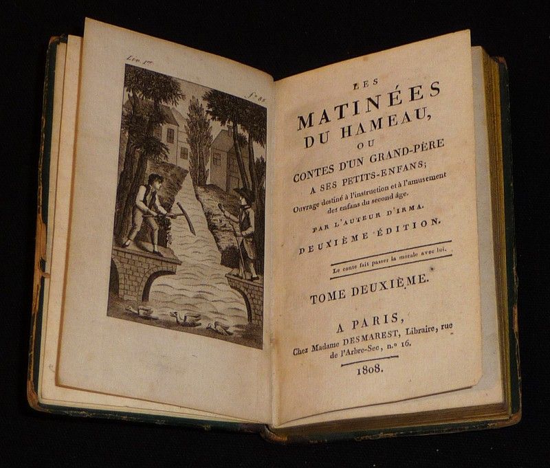 Les Matinées du Hameau, ou contes d'un grand-père à ses petits-enfans ; Ouvrage destiné à l'instruction et à l'amusement des enfans du second âge