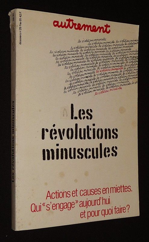 Autrement (n°29, février 1981) : Les Révolutions minuscules