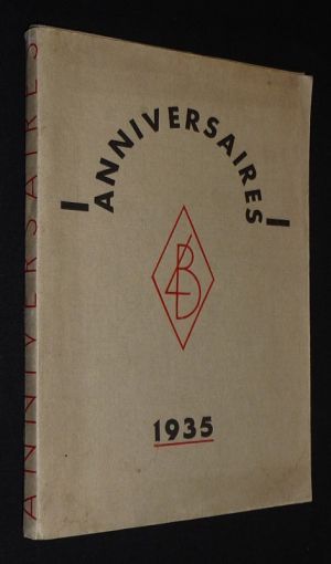 Anniversaires (1935)