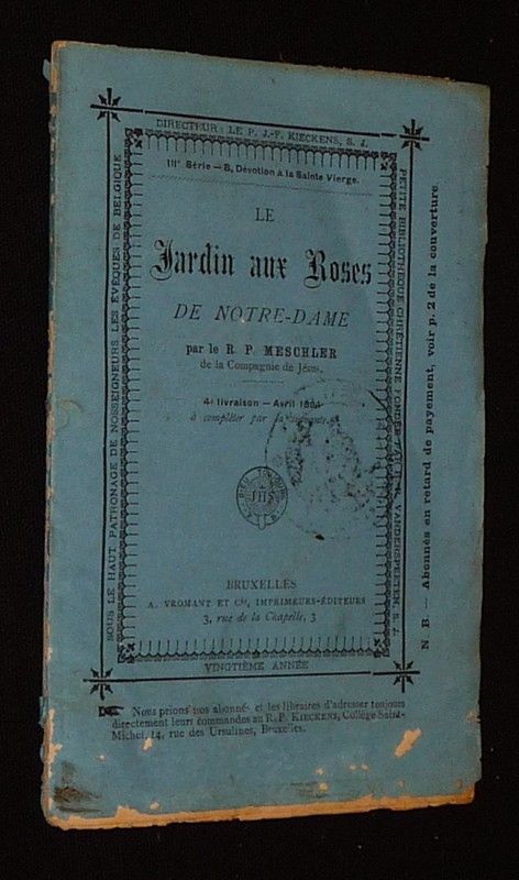 Le Jardin aux Roses de Notre-Dame (4e livraison - avril 1894)