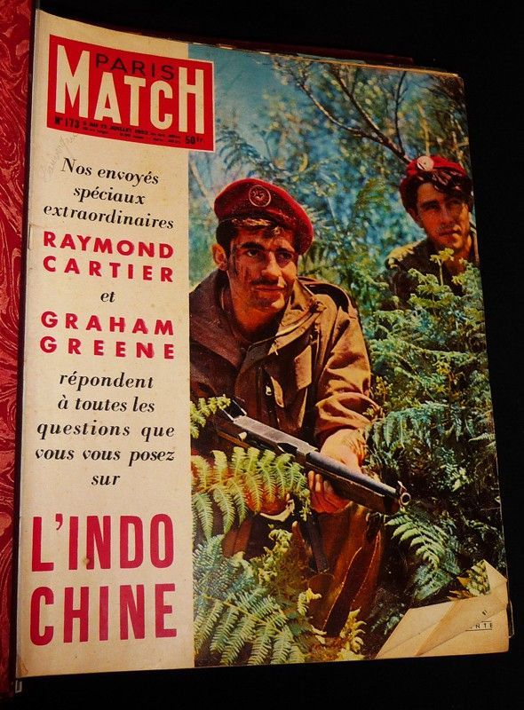 Paris Match, du n°166 au n°173, année 1952 complète (2 volumes)