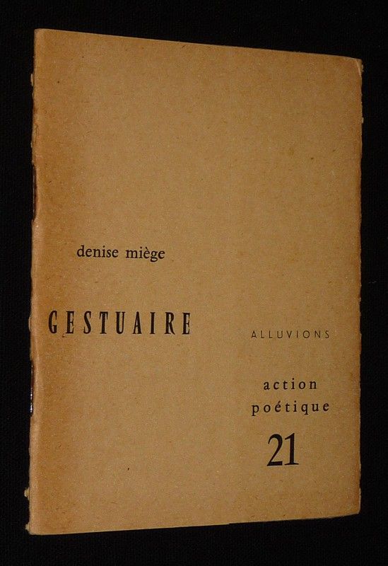 Gestuaire (Alluvions, n°21)