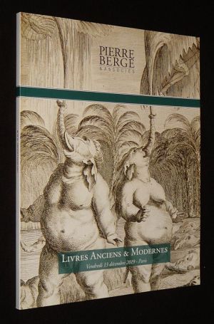 Pierre Bergé & associés - Vente du 13 décembre 2009 : Livres anciens et modernes