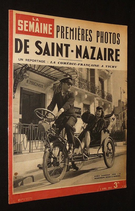 La Semaine, hebdomadaire illustré (3e année, n°87, 2 avril 1942)