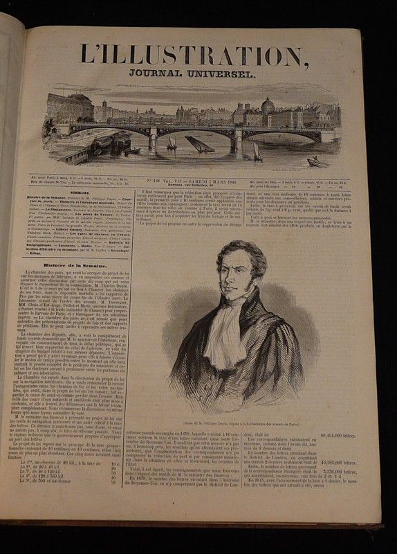 L'Illustration, tome VII (mars à septembre 1846)