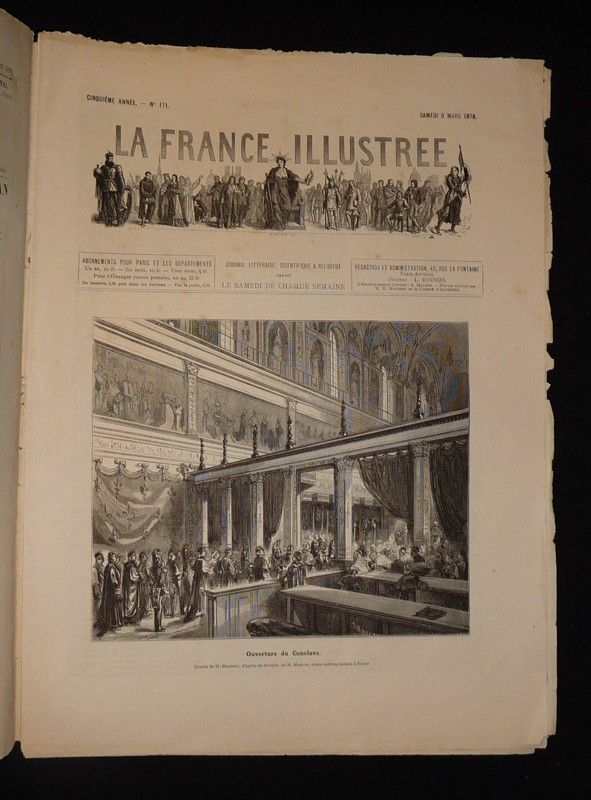 La France illustrée (5e année - n°171, samedi 9 mars 1878)