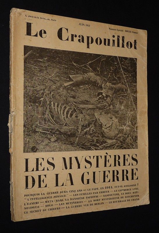 Le Crapouillot (juin 1931) : Les mystères de la Guerre